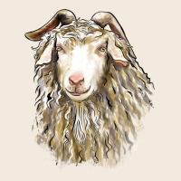 Angora Goat Face Zipper Hoodie | Teevron
