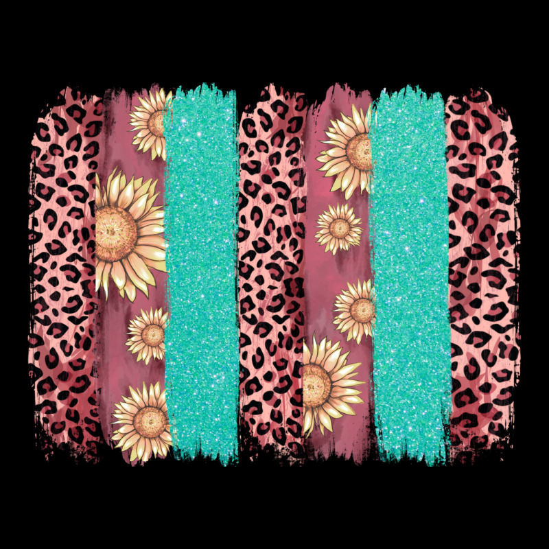 Valentine's Day Floral Leopard Brushstroke Ladies Tee by AdoDesignShop | Teevron