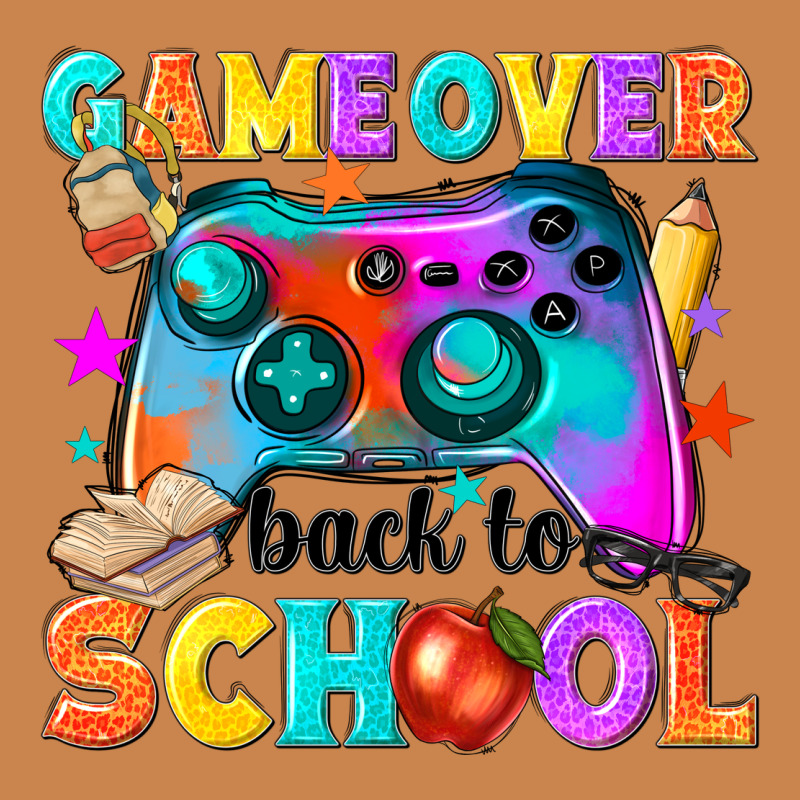 Game Over Back To School Heavyweight Hoodie by NancyCooperArtShop | Teevron