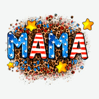 Usa Mama  Leopard Background Urban Heavy Tee | Teevron