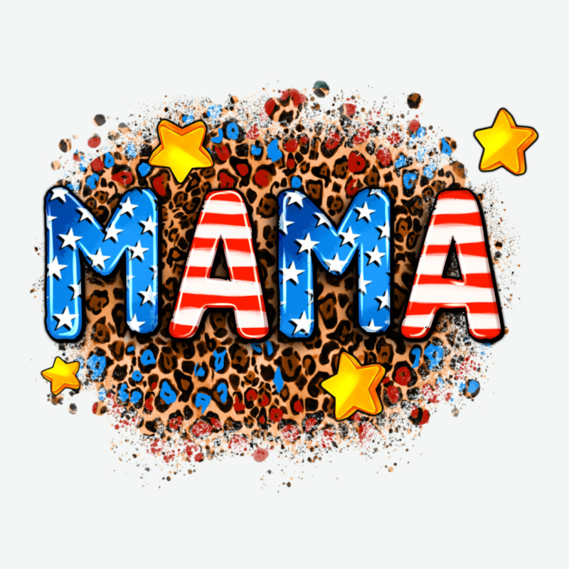 Usa Mama  Leopard Background Urban Heavy Tee by AdoDesignShop | Teevron