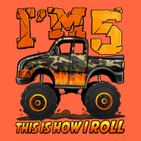 I'm Five This Is How I Roll Monster Truck Birthday Premium Hoodie | Teevron