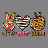Peace Love Teach Heavyweight Hoodie | Teevron