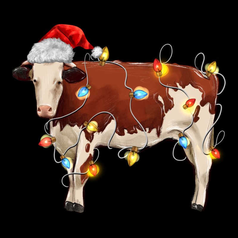 Christmas Cow Premium Sweatshirt by MaliasSmallBusiness | Teevron