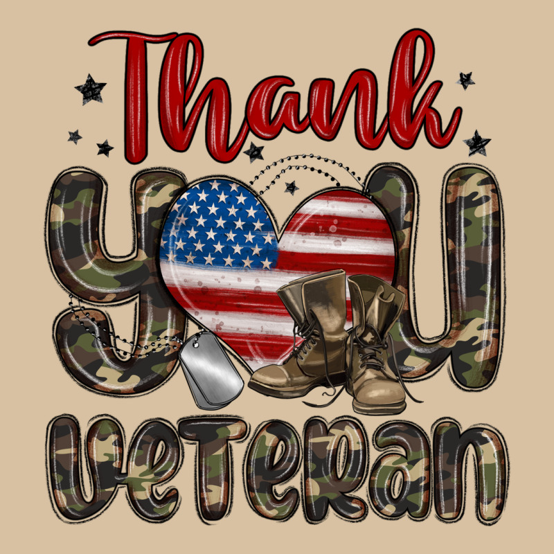 Thank You Veteran Heavyweight Hoodie by MaliasSmallBusiness | Teevron