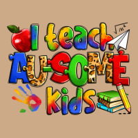 I Teach Ausome Kids Autism Teacher Vintage Hoodie | Teevron