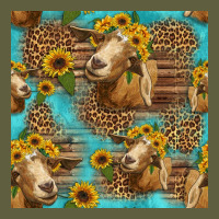 Goat Sunflowers Seamless Pattern Vintage Tee | Teevron
