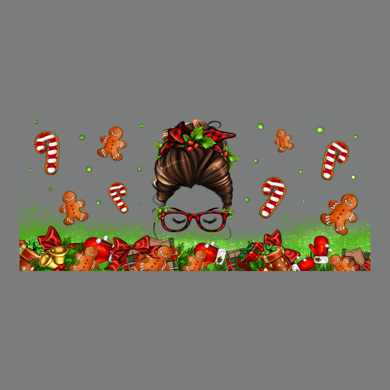 Christmas Mama Messy Bun Premium Hoodie by Jasminsmagicworld | Teevron