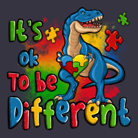 It's Ok To Be Different Autism Trex Vintage Hoodie | Teevron