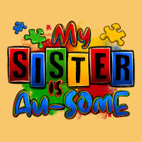 My Sister Is Ausome Autism Vintage Hoodie | Teevron