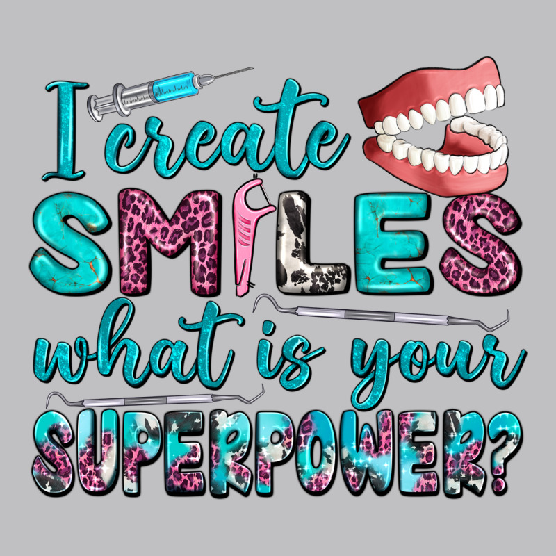 I Create Smile What Is Your Superpower Long Sleeve Tee by AdoDesignShop | Teevron