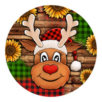 cute reindeer head Christmas | Teevron