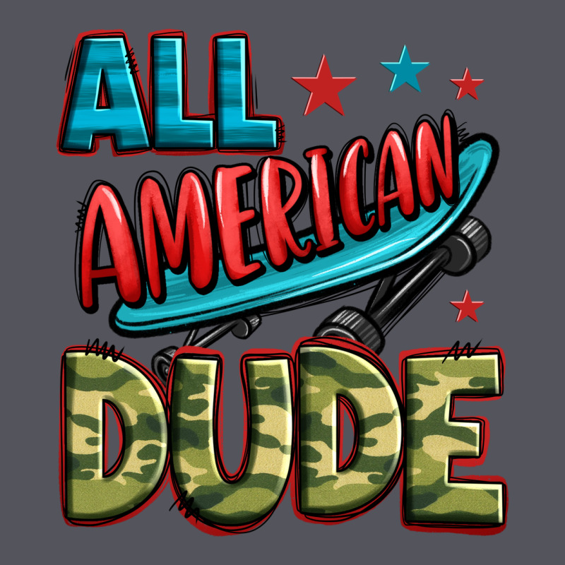 All American Dude Vintage Hoodie by Zillion Design Studio | Teevron