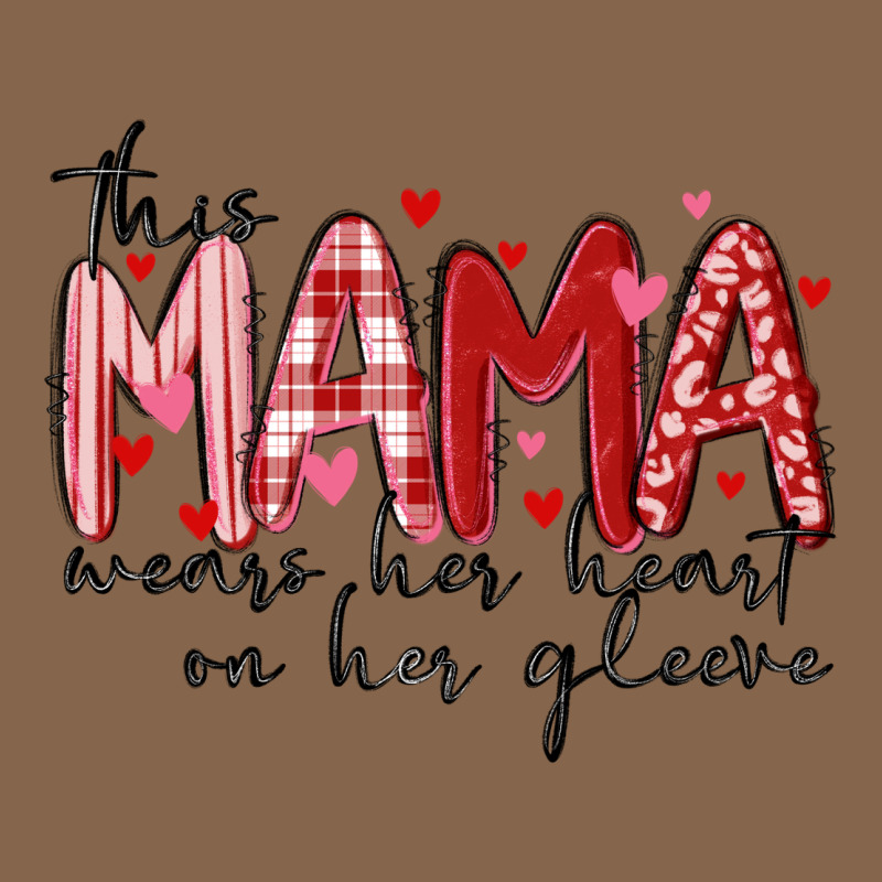 This Mama Wears Her Heart On Her Gleeve Premium Tee by MaliasSmallBusiness | Teevron