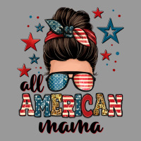All American Mama Messy Bun Vintage Hoodie | Teevron