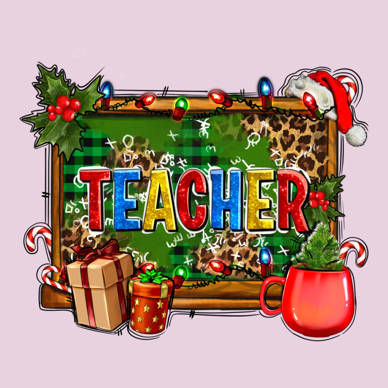 Christmas Teacher And Coffe Cup With Board Classic Tee by AdoDesignShop | Teevron