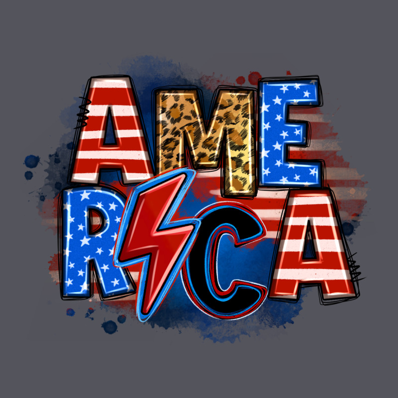 America Lightning Bolt Vintage Hoodie by Zillion Design Studio | Teevron