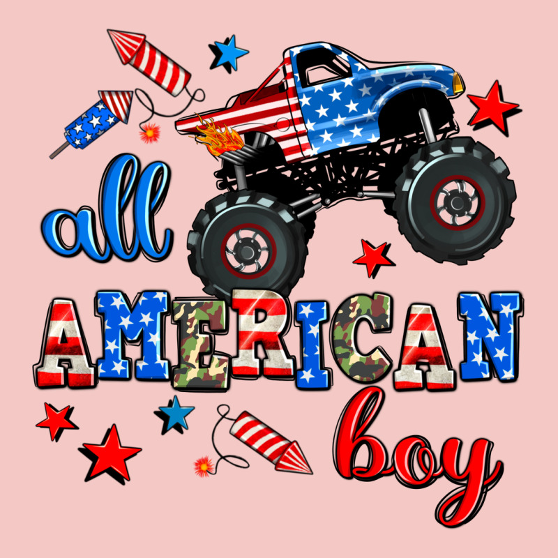 All American Boy  Monsterr Truck Urban Heavy Tee by AdoDesignShop | Teevron