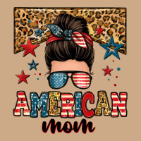 American Mom Junkie Messy Bun Vintage Hoodie | Teevron