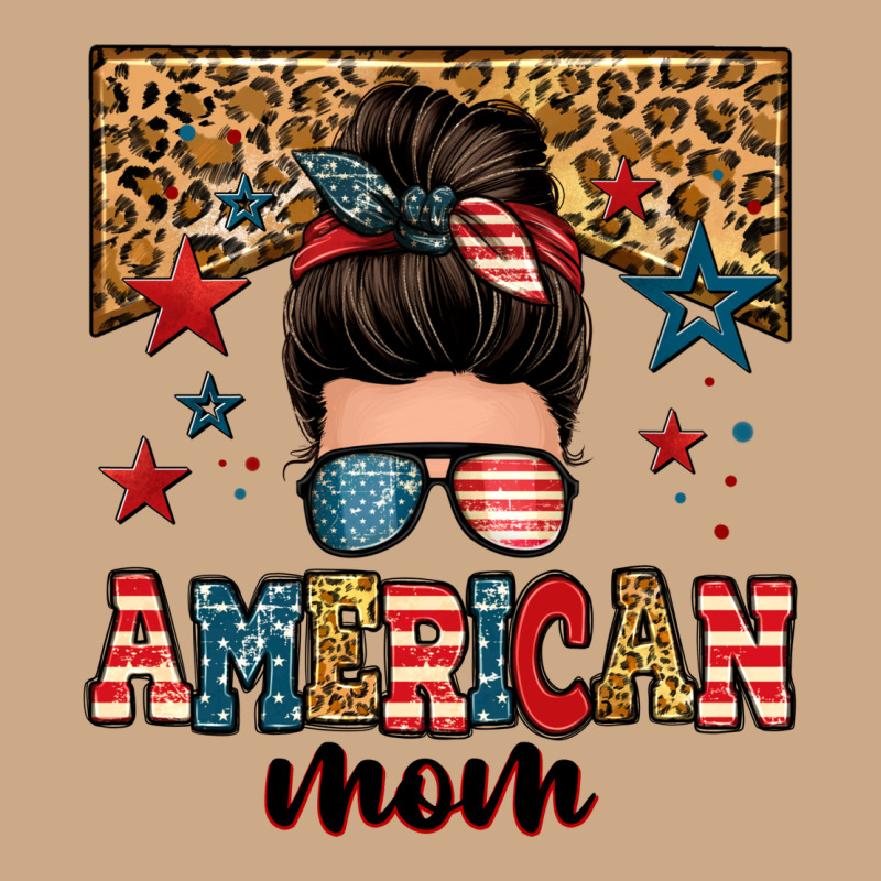 American Mom Junkie Messy Bun Vintage Hoodie by Zillion Design Studio | Teevron