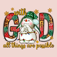 With God All Things Are Possible With Snowman Premium Sweatshirt | Teevron