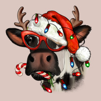 Christmas Cow With Antlers Premium Hoodie | Teevron
