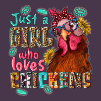 Just A Girl Who Loves Chickens Heavyweight Hoodie | Teevron