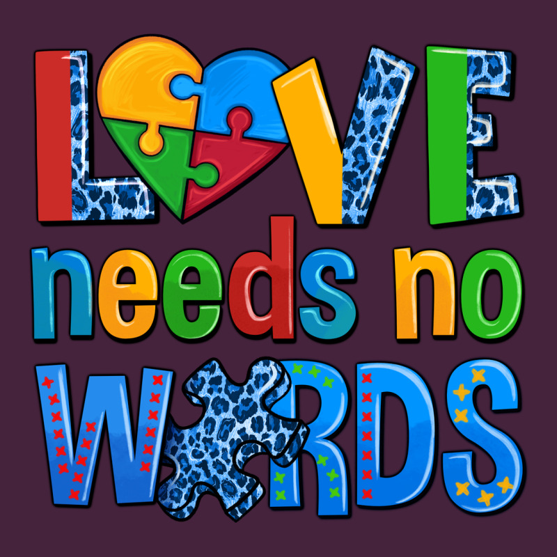 Love Needs No Words Autism Classic Tee by AdoDesignShop | Teevron