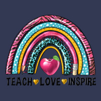 Rainbow Teach Love Inspire Heavyweight Hoodie | Teevron