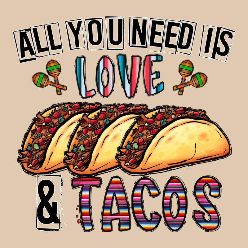 All You Need Is Love And Tacos Heavyweight Sweatshirt by CowhideDigitalArt | Teevron