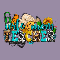 Wife Mom Teacher With Sunflowers Classic Tee | Teevron
