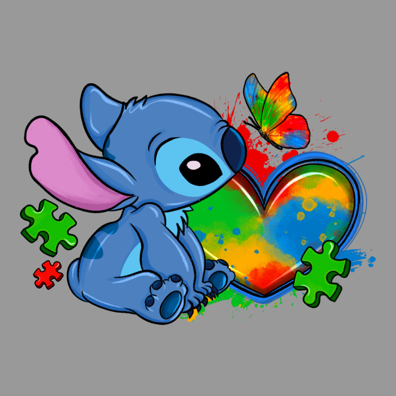Autism Stitch Heart Vintage Hoodie by Zillion Design Studio | Teevron