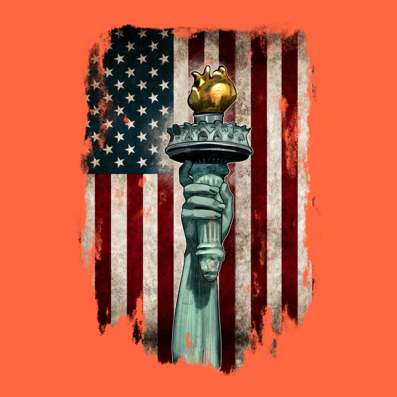 Statue Of Liberty Torch Premium Hoodie by BarkalooDesign | Teevron