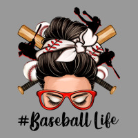 Baseball Life Messy Bun Vintage Hoodie | Teevron
