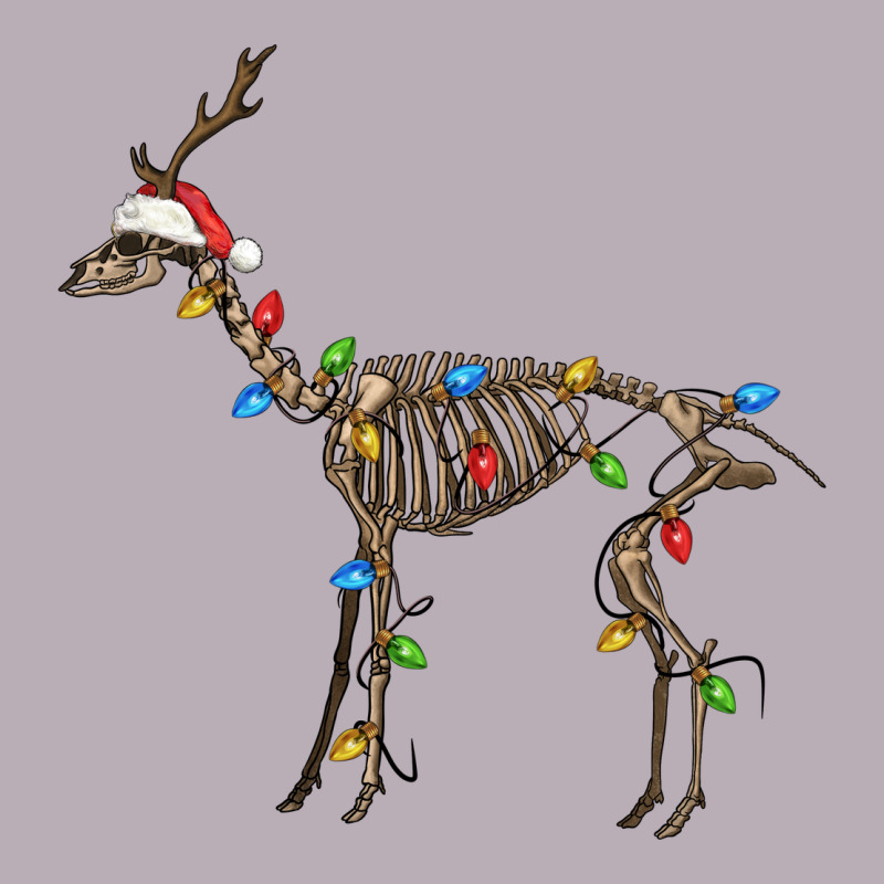 Christmas Deer Skeleton Vintage Tee by FaDigitalArtStudio | Teevron