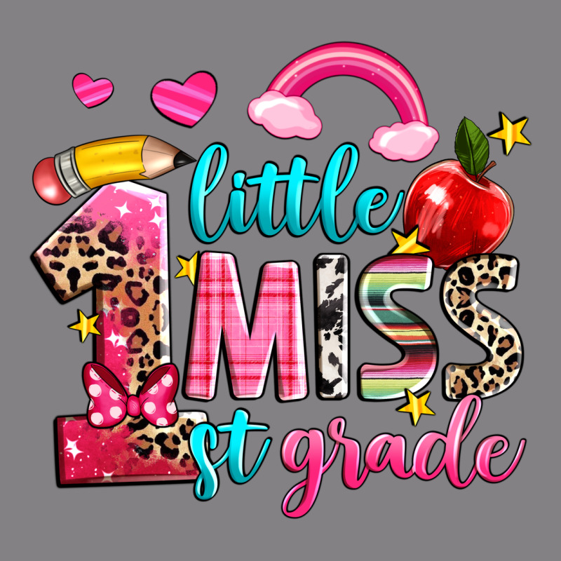 Little Miss First Grade Heavyweight Hoodie by NancyCooperArtShop | Teevron