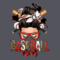Baseball Mom Messy Bun Vintage Hoodie | Teevron