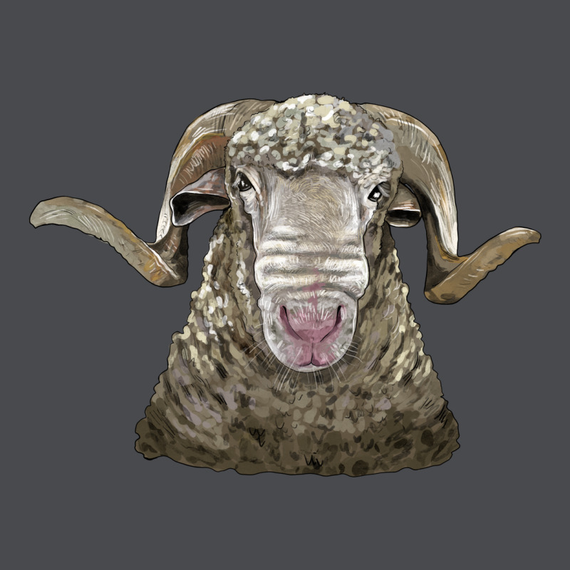 Rambouillet Sheep Head Zipper Hoodie by LillyAllenDesigns | Teevron