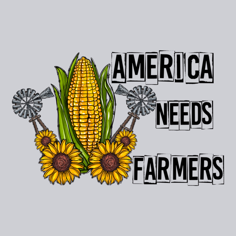 America Needs Farmers Heavyweight Sweatshirt by CowhideDigitalArt | Teevron