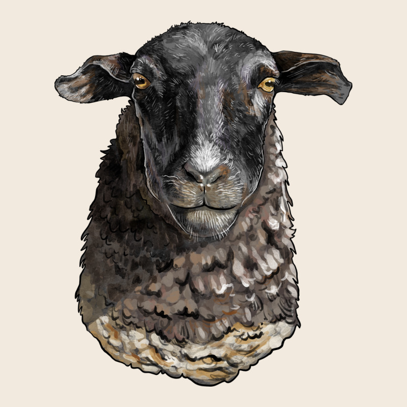 Dorper Sheep Head Zipper Hoodie by LillyAllenDesigns | Teevron