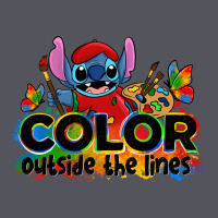 Color Outside The Lines Autism Stitch Vintage Hoodie | Teevron