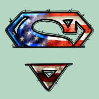 Super American Flag Logo Classic Tee | Teevron