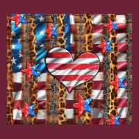 Western Usa Flag Heart And Stars Tumbler Long Sleeve Tee | Teevron