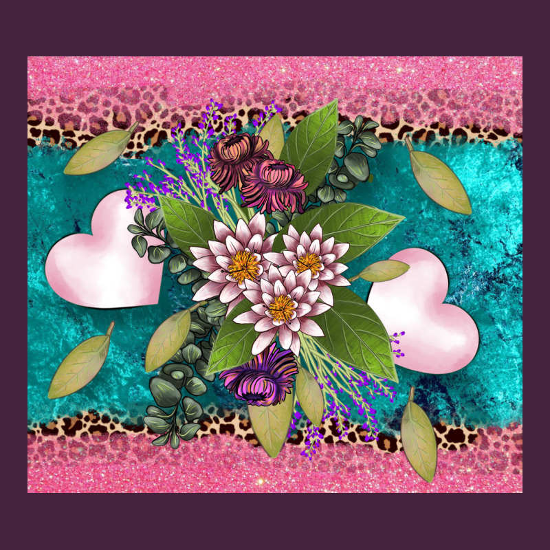 V.d Flowers And Hearts Long Sleeve Tee by AdoDesignShop | Teevron