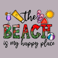 The Beach Is My Happy Place Vintage Tee | Teevron