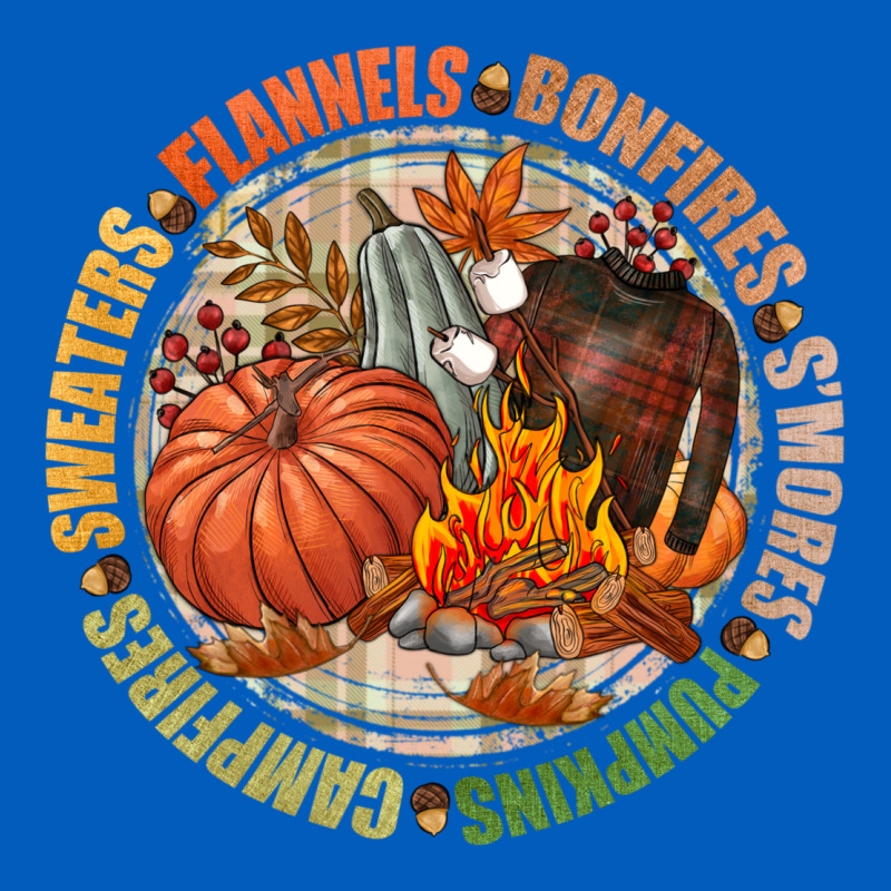 Bonfires Flannels Smores Campfires Pumpkin Urban Hoodie by NancyCooperArtShop | Teevron