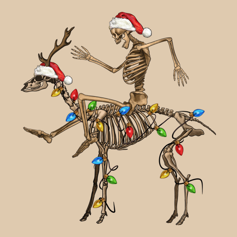 Skeleton Deer Santa Heavyweight Sweatshirt by FaDigitalArtStudio | Teevron