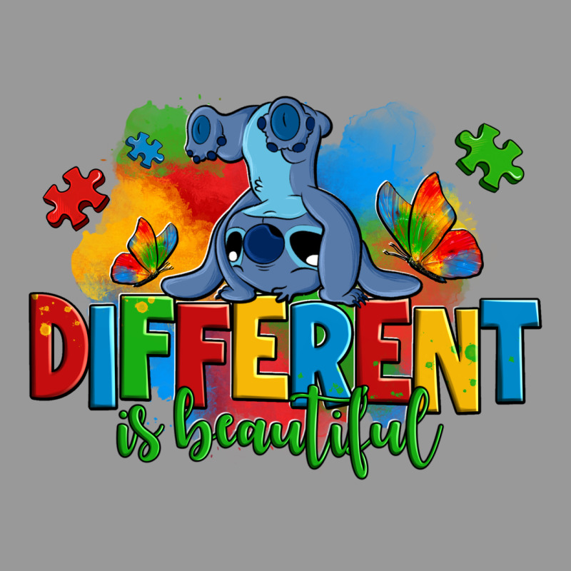 Different Is Beautiful Autism Stitch Vintage Hoodie by Zillion Design Studio | Teevron