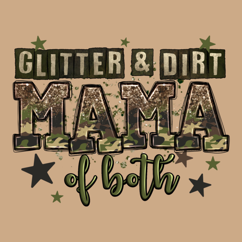Glitter And Dirt Mama Of Both Vintage Hoodie by Zillion Design Studio | Teevron