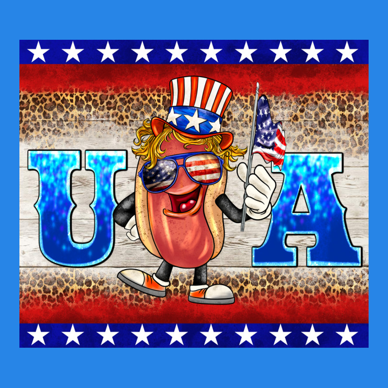 Usa Hot Dog Premium Hoodie by BarkalooDesign | Teevron